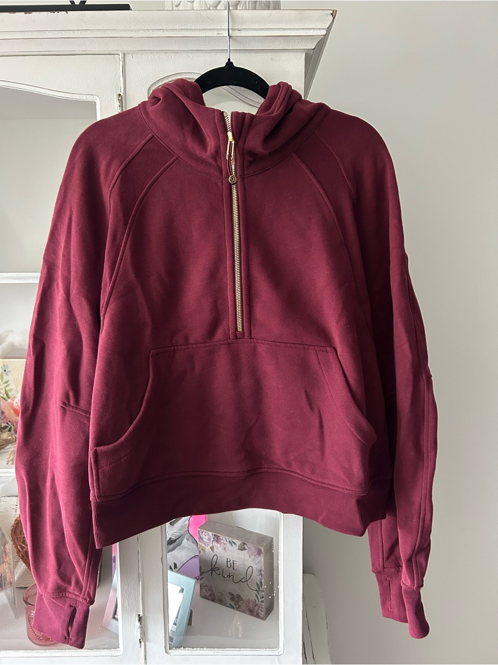 Lululemon half zip scuba hoodie